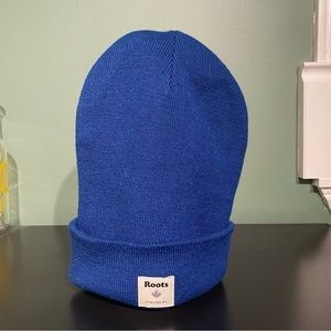 Roots blue beanie